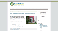 Desktop Screenshot of news.wccls.org