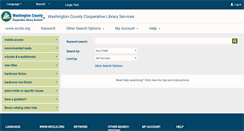 Desktop Screenshot of catalog.wccls.org